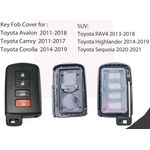 Auto si Moto - Electronice auto - Accesorii electronice auto - Carcasa Cheie Auto Techstar cu 4 butoane, Compatibila Toyota Camry, Corolla, RAV4, Highlander, Avalon – FCC HYQ14FBA - Infinity.ro