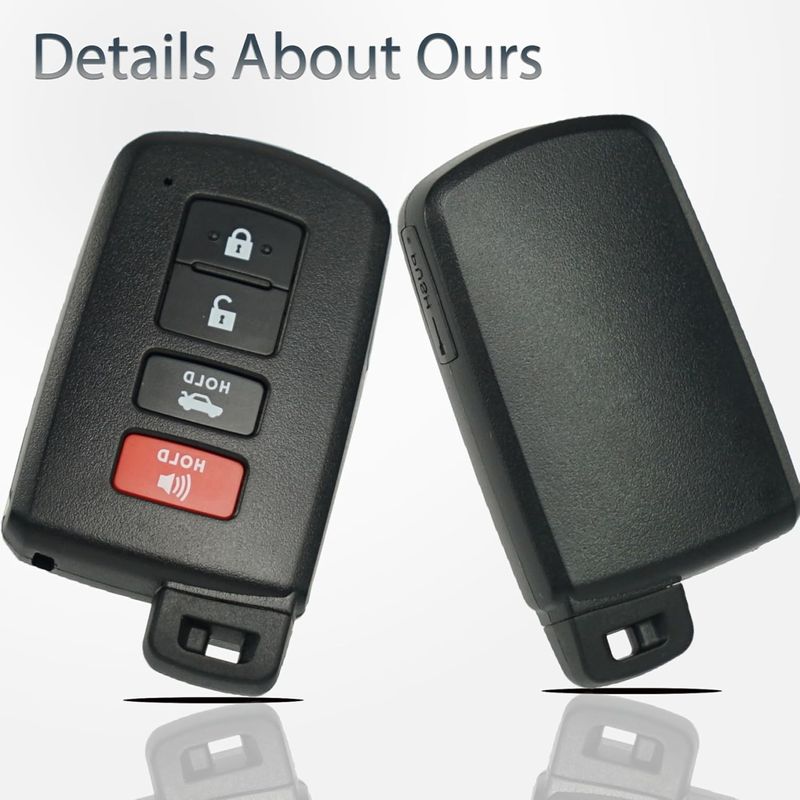 Auto si Moto - Electronice auto - Accesorii electronice auto - Carcasa Cheie Auto Techstar cu 4 butoane, Compatibila Toyota Camry, Corolla, RAV4, Highlander, Avalon – FCC HYQ14FBA - Infinity.ro