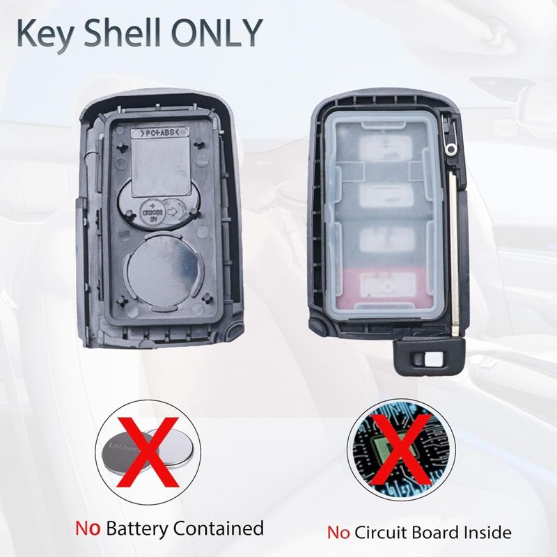 Auto si Moto - Electronice auto - Accesorii electronice auto - Carcasa Cheie Auto Techstar cu 4 butoane, Compatibila Toyota Camry, Corolla, RAV4, Highlander, Avalon – FCC HYQ14FBA - Infinity.ro
