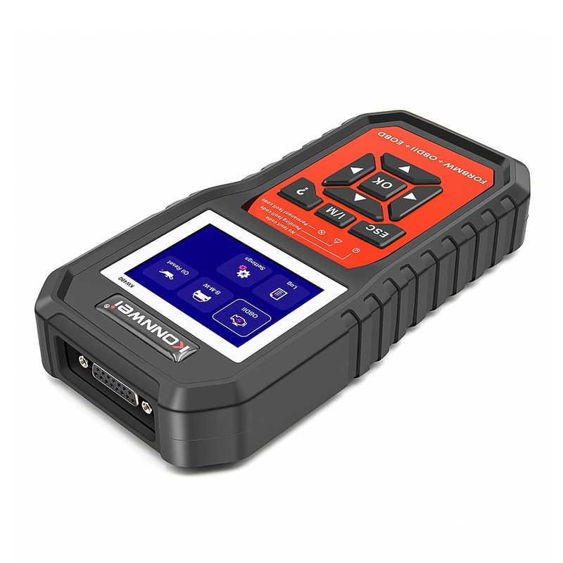 Auto si Moto - Reparatii si depanare - Sisteme de diagnoza - Tester Diagnoza Auto Konnwei KW480, Functii Complete pentru BMW, OBD2, Resetare Ulei, Citire Coduri, Test Motor, ABS - Infinity.ro