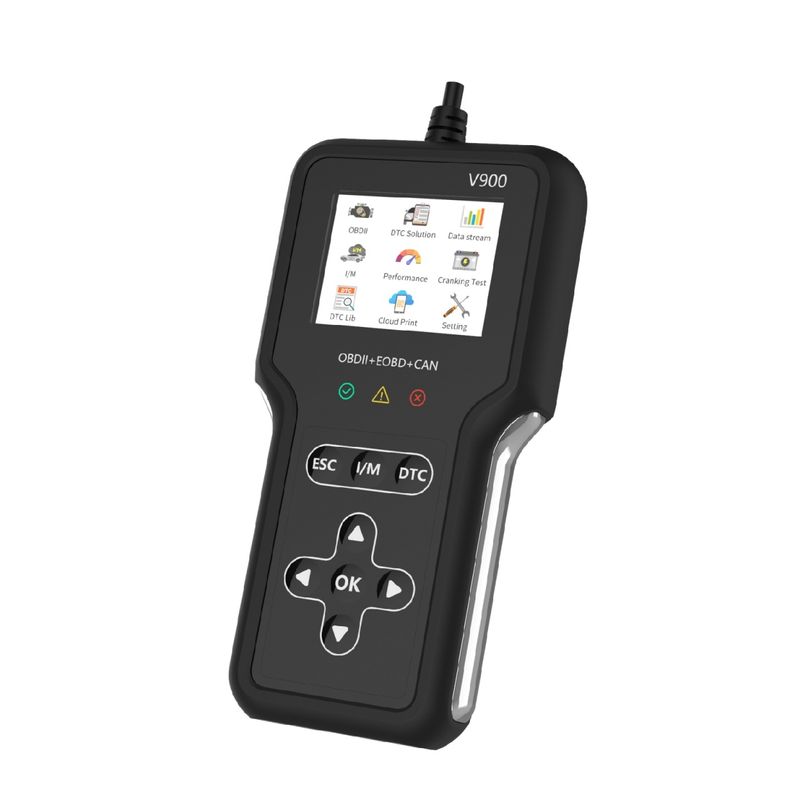 Auto si Moto - Reparatii si depanare - Sisteme de diagnoza - Tester Auto OBD2 Techstar V900 Plus, Diagnoza Motor si Transmisie, peste 600 Coduri Live, Test Baterie si Senzori - Infinity.ro