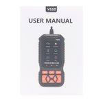 Auto si Moto - Reparatii si depanare - Sisteme de diagnoza - Scanner Auto Profesional OBD2 Techstar® V520, Diagnoza Motor, Citire si Stergere Coduri Eroare, Date Live, Imprimare - Infinity.ro