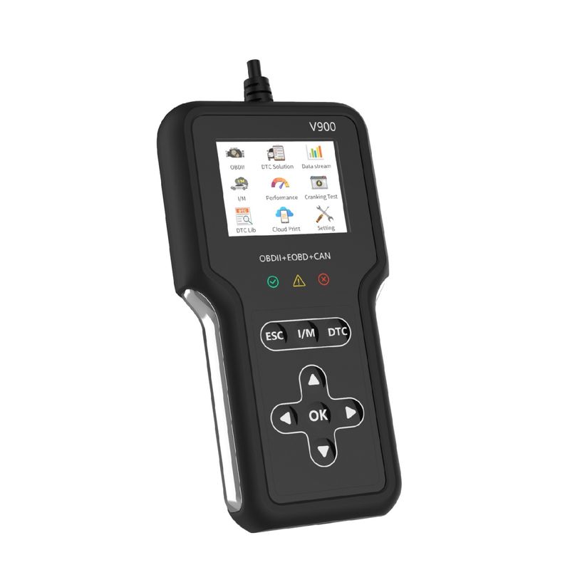 Auto si Moto - Reparatii si depanare - Sisteme de diagnoza - Tester Auto OBD2 Techstar V900 Plus, Diagnoza Motor si Transmisie, peste 600 Coduri Live, Test Baterie si Senzori - Infinity.ro