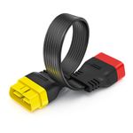 Auto si Moto - Reparatii si depanare - Sisteme de diagnoza - Cablu extensie OBDII JFIND JF36, 16 pini, 36cm, transmisie rapida, compatibil 12V/24V, impermeabil, rezistent temp - Infinity.ro