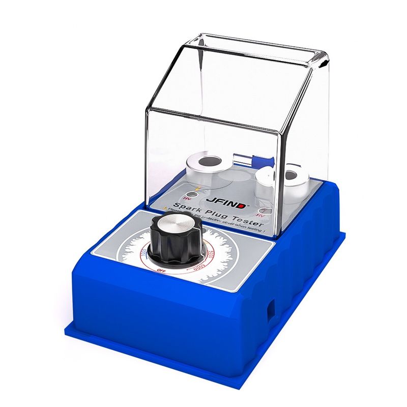 Auto si Moto - Reparatii si depanare - Scule auto - Testere si multimetre - Tester pentru bujii auto si moto JFIND JF109 Pro, 2 orificii testare simultana, reglaj rpm 1000-6000, analiza diag - Infinity.ro