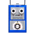 Auto si Moto - Reparatii si depanare - Scule auto - Testere si multimetre - Tester pentru bujii auto si moto JFIND JF109 Pro, 2 orificii testare simultana, reglaj rpm 1000-6000, analiza diag - Infinity.ro