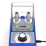 Auto si Moto - Reparatii si depanare - Scule auto - Testere si multimetre - Tester pentru bujii auto si moto JFIND JF109 Pro, 2 orificii testare simultana, reglaj rpm 1000-6000, analiza diag - Infinity.ro