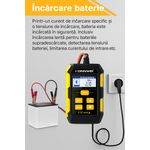 Auto si Moto - Reparatii si depanare - Scule auto - Testere si multimetre - Tester Baterie Auto KONNWEI KW510, Testare CCA, Incarcare, Reparatie, Suport 12V, Rezistenta, SOH, SOC, Test Ripple - Infinity.ro
