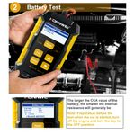 Auto si Moto - Reparatii si depanare - Scule auto - Testere si multimetre - Tester Baterie Auto KONNWEI KW510, Testare CCA, Incarcare, Reparatie, Suport 12V, Rezistenta, SOH, SOC, Test Ripple - Infinity.ro