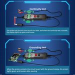 Auto si Moto - Reparatii si depanare - Scule auto - Testere si multimetre - Dispozitiv Profesional Testare Circuite Auto Techstar® YM-P100, Multimetru Inteligent cu Ecran LCD, 107V - Infinity.ro