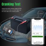 Auto si Moto - Reparatii si depanare - Scule auto - Testere si multimetre - Tester Baterie Auto Inteligent cu Bluetooth 5.0 KONNWEI BK300, Aplicatie Telefon, Android si iOS, Monitor Baterie Wifi - Infinity.ro