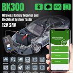 Auto si Moto - Reparatii si depanare - Scule auto - Testere si multimetre - Tester Baterie Auto Inteligent cu Bluetooth 5.0 KONNWEI BK300, Aplicatie Telefon, Android si iOS, Monitor Baterie Wifi - Infinity.ro