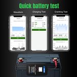 Auto si Moto - Reparatii si depanare - Scule auto - Testere si multimetre - Tester Baterie Auto Inteligent cu Bluetooth 5.0 KONNWEI BK300, Aplicatie Telefon, Android si iOS, Monitor Baterie Wifi - Infinity.ro