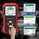 Auto si Moto - Reparatii si depanare - Scule auto - Testere si multimetre - Tester baterie auto Lancol MICRO-500, verificare rapida 12V Plumb-Acid si LiFePO4, compatibil AGM, GEL, EFB, rosu negru - Infinity.ro