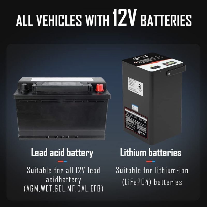 Auto si Moto - Reparatii si depanare - Scule auto - Testere si multimetre - Tester baterie auto Lancol MICRO-500, verificare rapida 12V Plumb-Acid si LiFePO4, compatibil AGM, GEL, EFB, rosu negru - Infinity.ro