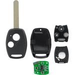 Auto si Moto - Electronice auto - Accesorii electronice auto - Cheie Auto Completa Programabila Techstar, cu 433MHz, 2 butoane, compatibila Honda Civic 2005–2011, Accord, CR-V - Infinity.ro