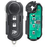 Auto si Moto - Electronice auto - Accesorii electronice auto - Cheie Auto Completa Programabila, cu telecomanda 433MHz, 3 butoane, cip PCF7946, sistem Marelli compatibila Fiat Ducato - Infinity.ro