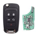 Auto si Moto - Electronice auto - Sisteme de inchidere centralizata - Cheie Auto Completa Programabila, Compatibila Chevrolet Captiva, Cruze, Malibu, Opel Antara, cu 4+1 butoane - Infinity.ro