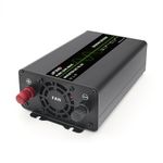 Auto si Moto - Reparatii si depanare - Invertoare auto - Invertor auto JFIND JF02, unda sinusoidala pura, 12V la 220V, 1000W continuu, 2000W varf, afisaj LCD, protectii multiple - Infinity.ro