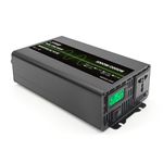Auto si Moto - Reparatii si depanare - Invertoare auto - Invertor auto JFIND JF02, unda sinusoidala pura, 12V la 220V, 1000W continuu, 2000W varf, afisaj LCD, protectii multiple - Infinity.ro