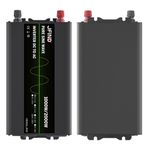Auto si Moto - Reparatii si depanare - Invertoare auto - Invertor auto JFIND JF02, unda sinusoidala pura, 12V la 220V, 1000W continuu, 2000W varf, afisaj LCD, protectii multiple - Infinity.ro