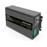 Auto si Moto - Reparatii si depanare - Invertoare auto - Invertor auto JFIND JF02, unda sinusoidala pura, 12V la 220V, 1000W continuu, 2000W varf, afisaj LCD, protectii multiple - Infinity.ro