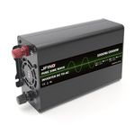 Auto si Moto - Reparatii si depanare - Invertoare auto - Invertor auto JFIND JF02, unda sinusoidala pura, 12V la 220V, 1000W continuu, 2000W varf, afisaj LCD, protectii multiple - Infinity.ro