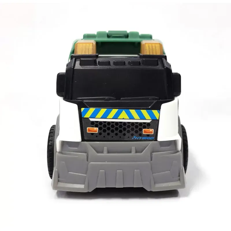 Jucarii, Copii si Bebe - Jucarii si jocuri - Vehicule si jucarii cu telecomanda - Masinute - Masinuta de gunoi cu sunete si lumini, 15 cm - Infinity.ro