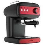 Electronice si Electrocasnice - Electrocasnice bucatarie - Preparare bauturi - Espressoare - Espressor manual Heinner Red Boquette HEM-1100BKRD, 850W, 15 bar, rezervor apa 1.2l, negru/rosu - Infinity.ro