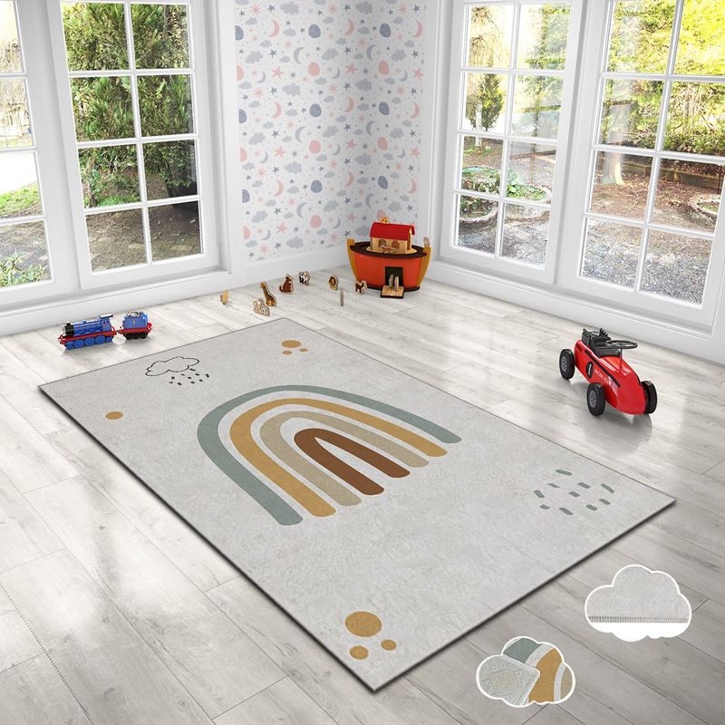Casa si Gradina - Textile si covoare - Covoare - Covoare copii - Covor copii, Conceptum Hypnose, multicolor, 180x280 cm, 100% poliester, antiderapant, 504NGR1830 - Infinity.ro