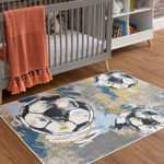 Casa si Gradina - Textile si covoare - Covoare - Covoare copii - Covor, Conceptum Hypnose, multicolor, 160x230 cm, 100% poliester, antiderapant, 213HFT1180 - Infinity.ro