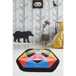 Casa si Gradina - Textile si covoare - Covoare - Covoare copii - Covor copii, Conceptum Hypnose, multicolor, 140 cm, 100% poliester, antiderapant, lavabil, 876CHL1195 - Infinity.ro