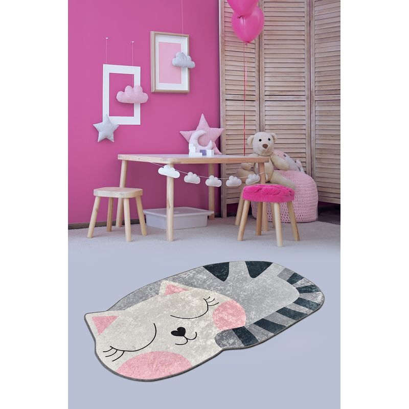 Casa si Gradina - Textile si covoare - Covoare - Covoare copii - Covor copii, Conceptum Hypnose, multicolor, 100x160 cm, 100% poliester, antiderapant, lavabil, 876CHL1214 - Infinity.ro