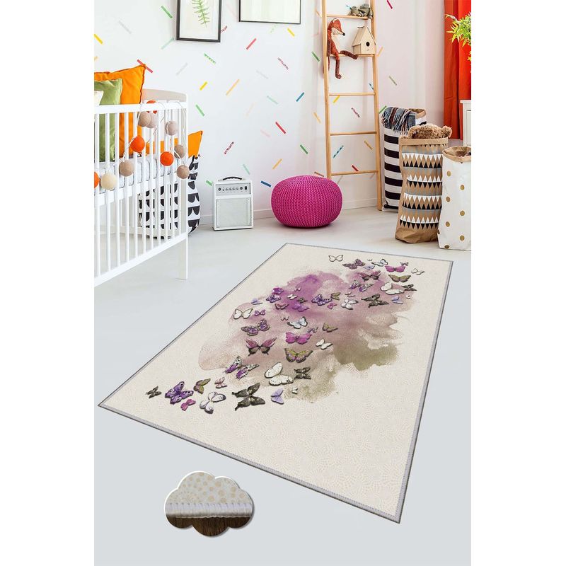 Casa si Gradina - Textile si covoare - Covoare - Covoare copii - Covor copii, Conceptum Hypnose, multicolor, 80x50 cm, 100% poliester, antiderapant, 477HFT2095 - Infinity.ro