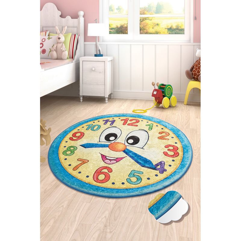 Casa si Gradina - Textile si covoare - Covoare - Covoare copii - Covor copii, Conceptum Hypnose, multicolor, 200 cm, 100% poliester, antiderapant, 876CHL1046 - Infinity.ro