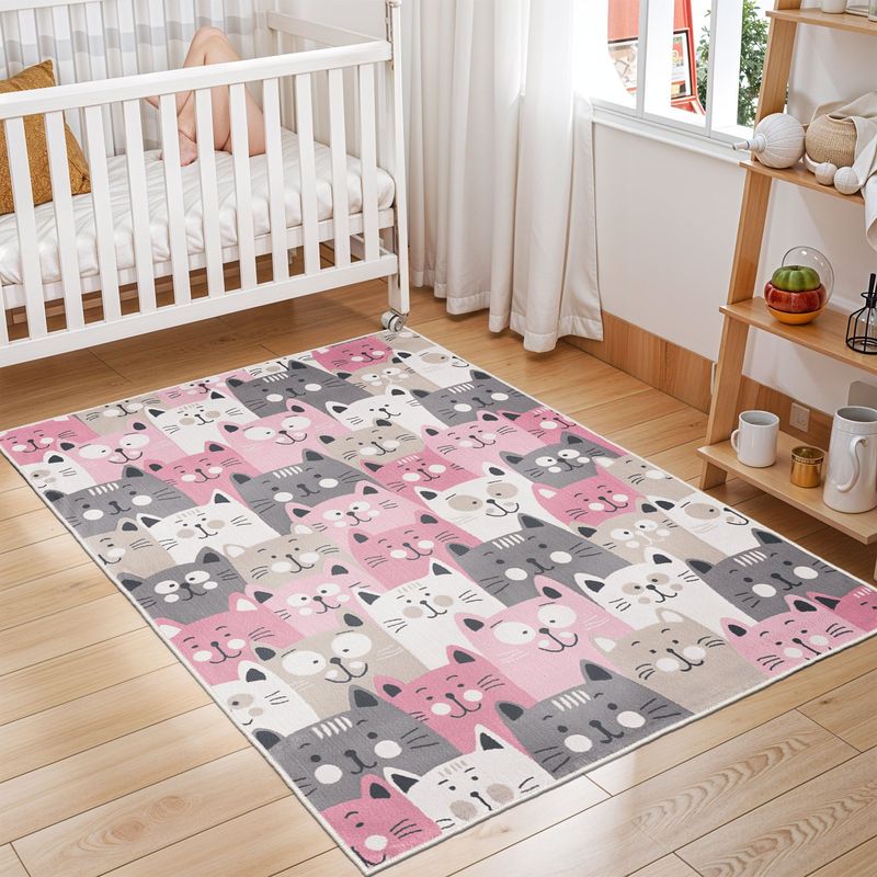 Casa si Gradina - Textile si covoare - Covoare - Covoare copii - Covor, Conceptum Hypnose, multicolor, 160x230 cm, 100% poliester, antiderapant, 213HFT1235 - Infinity.ro