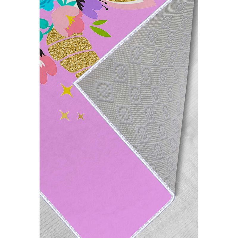 Casa si Gradina - Textile si covoare - Covoare - Covoare copii - Covor copii, Conceptum Hypnose, multicolor, 80x50 cm, 100% poliester, antiderapant, 477HFT1494 - Infinity.ro