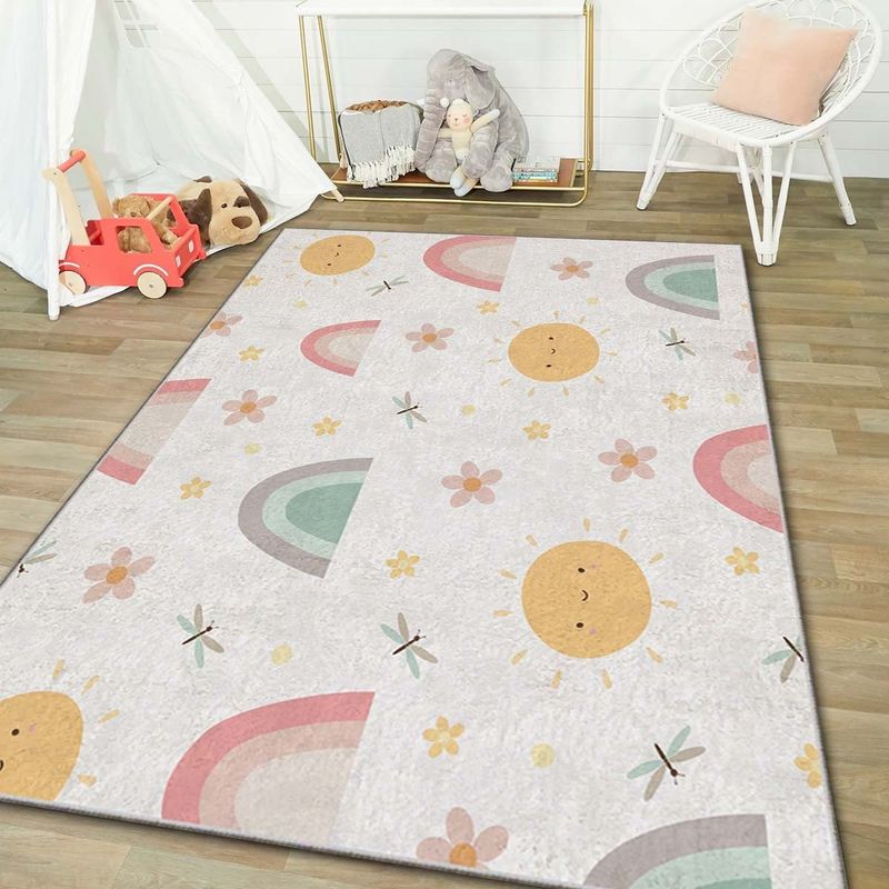 Casa si Gradina - Textile si covoare - Covoare - Covoare copii - Covor copii, Conceptum Hypnose, multicolor, 120x180 cm, 100% poliester, antiderapant, 504NGR1448 - Infinity.ro