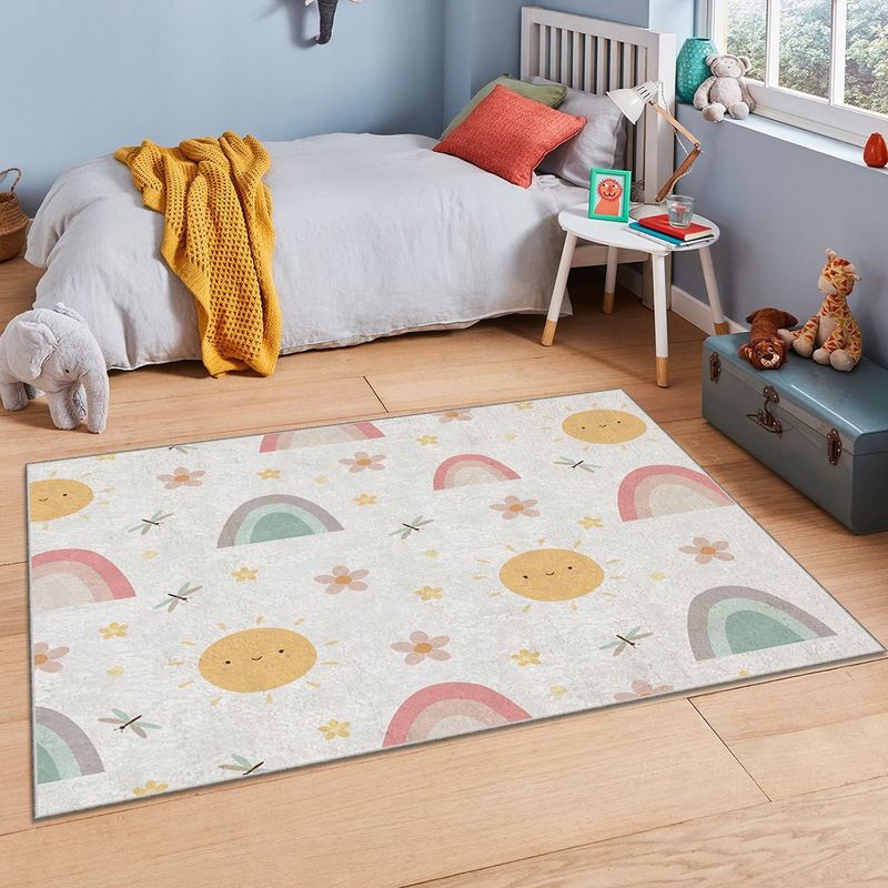 Casa si Gradina - Textile si covoare - Covoare - Covoare copii - Covor copii, Conceptum Hypnose, multicolor, 120x180 cm, 100% poliester, antiderapant, 504NGR1448 - Infinity.ro