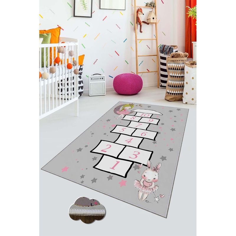 Casa si Gradina - Textile si covoare - Covoare - Covoare copii - Covor pentru hol, Conceptum Hypnose, multicolor, 100x150 cm, 100% poliester, antiderapant, 477HFT1986 - Infinity.ro
