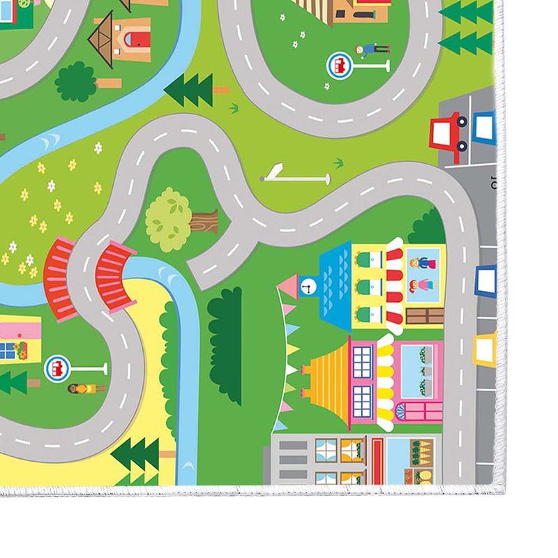 Casa si Gradina - Textile si covoare - Covoare - Covoare copii - Covor copii, Conceptum Hypnose, verde, 80x120 cm, 100% poliamida, antiderapant, lavabil la masina - Infinity.ro