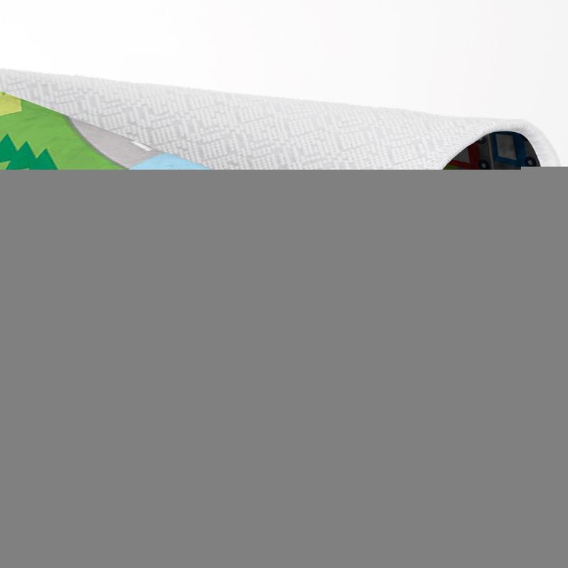 Casa si Gradina - Textile si covoare - Covoare - Covoare copii - Covor copii, Conceptum Hypnose, verde, 80x120 cm, 100% poliamida, antiderapant, lavabil la masina - Infinity.ro
