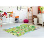 Casa si Gradina - Textile si covoare - Covoare - Covoare copii - Covor copii, Conceptum Hypnose, verde, 80x120 cm, 100% poliamida, antiderapant, lavabil la masina - Infinity.ro