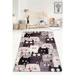 Casa si Gradina - Textile si covoare - Covoare - Covoare copii - Covor copii, Conceptum Hypnose, multicolor, 80x120 cm, 100% poliester, antiderapant, lavabil la masina - Infinity.ro