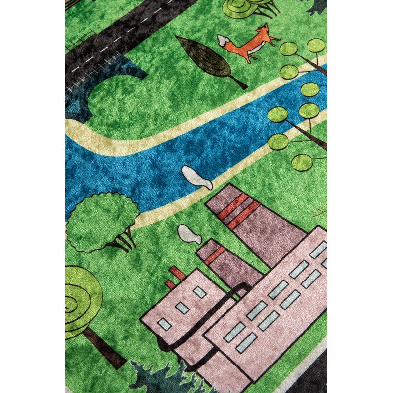 Casa si Gradina - Textile si covoare - Covoare - Covoare copii - Covor copii, Conceptum Hypnose, multicolor, 100x160 cm, 100% poliester, antiderapant, lavabil la masina, 876CHL1025 - Infinity.ro