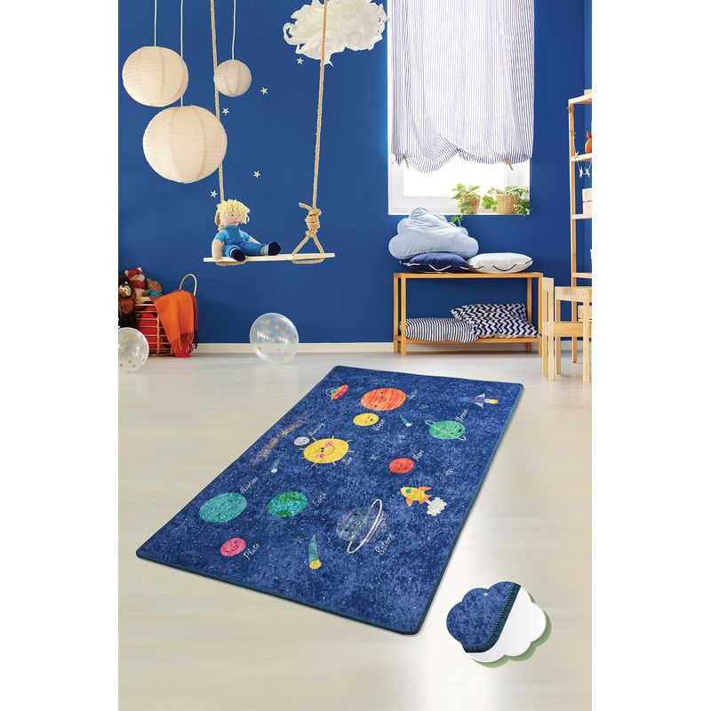 Casa si Gradina - Textile si covoare - Covoare - Covoare copii - Covor copii, Conceptum Hypnose, multicolor, 200x290 cm, 100% poliester, antiderapant, lavabil la masina, 876CHL1111 - Infinity.ro