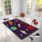 Casa si Gradina - Textile si covoare - Covoare - Covoare copii - Covor copii, Conceptum Hypnose, multicolor, 120x180 cm, 100% poliester, antiderapant, 504NGR1513 - Infinity.ro
