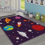 Casa si Gradina - Textile si covoare - Covoare - Covoare copii - Covor copii, Conceptum Hypnose, multicolor, 120x180 cm, 100% poliester, antiderapant, 504NGR1513 - Infinity.ro