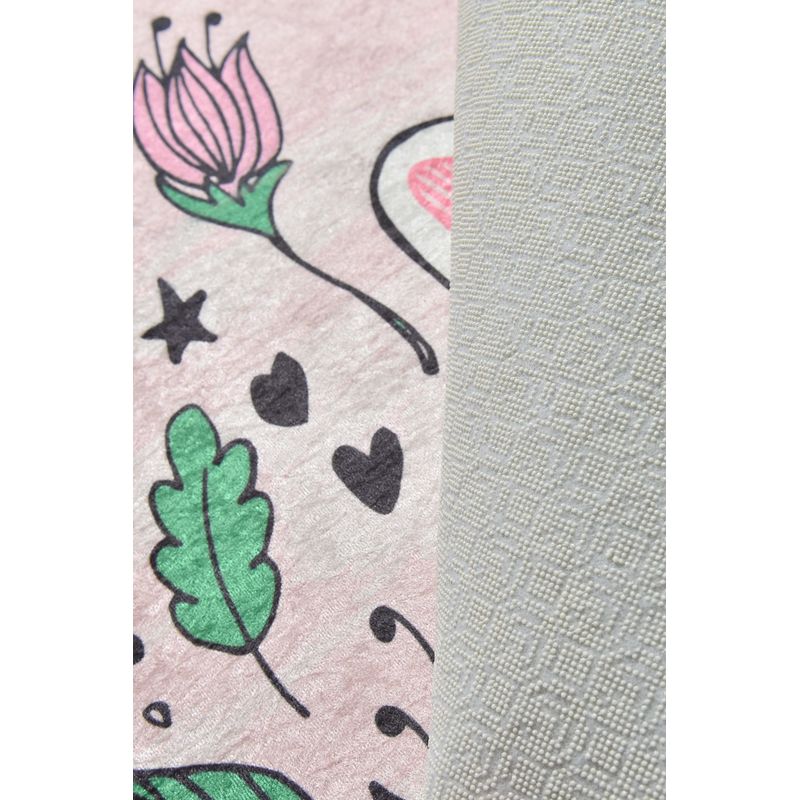 Casa si Gradina - Textile si covoare - Covoare - Covoare copii - Covor rotund, Conceptum Hypnose, multicolor, 140 cm, 100% poliester, antiderapant, 876CHL1197 - Infinity.ro