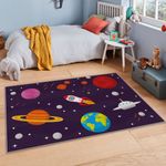 Casa si Gradina - Textile si covoare - Covoare - Covoare copii - Covor copii, Conceptum Hypnose, multicolor, 120x180 cm, 100% poliester, antiderapant, 504NGR1513 - Infinity.ro